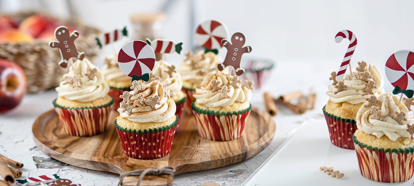 Bratapfel-Cupcakes - für eine leckere Weihnachtszeit